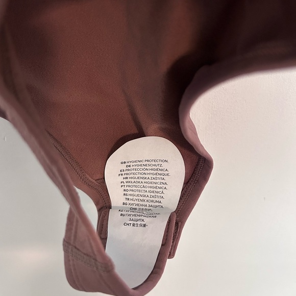 STRETCHY & SCULPTING FIRM SHAPE THONG BODYSUIT H&M NWT SIZE L DARK DUSTY PINK - Picture 8 of 8